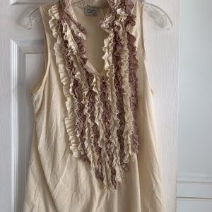 Cotton tuxedo style top